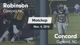 Matchup: Robinson vs. Concord  2016