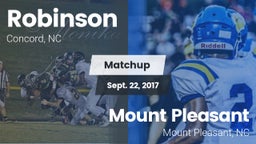 Matchup: Robinson vs. Mount Pleasant  2017