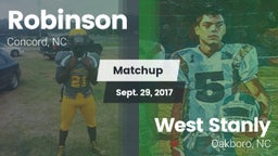 Matchup: Robinson vs. West Stanly  2017