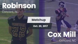 Matchup: Robinson vs. Cox Mill  2017