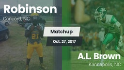 Matchup: Robinson vs. A.L. Brown  2017