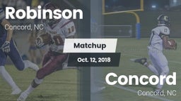 Matchup: Robinson vs. Concord  2018