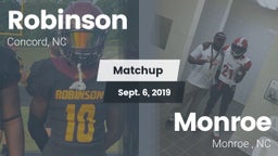 Matchup: Robinson vs. Monroe  2019