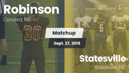 Matchup: Robinson vs. Statesville  2019