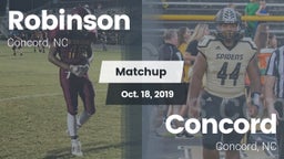 Matchup: Robinson vs. Concord  2019