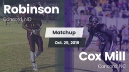 Matchup: Robinson vs. Cox Mill  2019