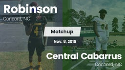 Matchup: Robinson vs. Central Cabarrus  2019