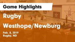 Rugby  vs Westhope/Newburg  Game Highlights - Feb. 8, 2019