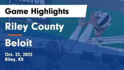Riley County  vs Beloit  Game Highlights - Oct. 22, 2022