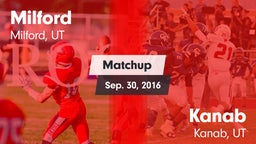 Matchup: Milford vs. Kanab  2016