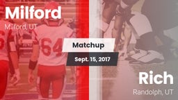 Matchup: Milford vs. Rich  2017