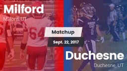 Matchup: Milford vs. Duchesne  2017