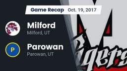 Recap: Milford  vs. Parowan  2017