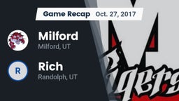 Recap: Milford  vs. Rich  2017