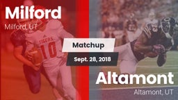 Matchup: Milford vs. Altamont  2018