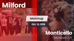 Matchup: Milford vs. Monticello  2018