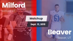 Matchup: Milford vs. Beaver  2019