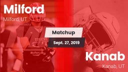 Matchup: Milford vs. Kanab  2019