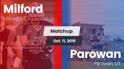 Matchup: Milford vs. Parowan  2019