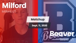 Matchup: Milford vs. Beaver  2020