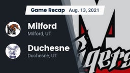 Recap: Milford  vs. Duchesne  2021