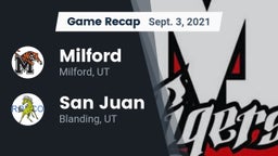 Recap: Milford  vs. San Juan  2021