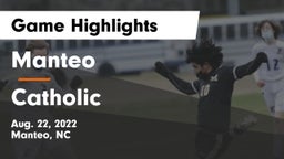 Manteo  vs Catholic  Game Highlights - Aug. 22, 2022