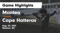 Manteo  vs Cape Hatteras Game Highlights - Aug. 24, 2022