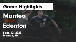 Manteo  vs Edenton Game Highlights - Sept. 12, 2022