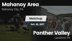 Matchup: Mahanoy Area vs. Panther Valley  2017