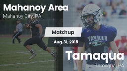 Matchup: Mahanoy Area vs. Tamaqua  2018