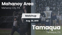 Matchup: Mahanoy Area vs. Tamaqua  2019