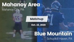 Matchup: Mahanoy Area vs. Blue Mountain  2020
