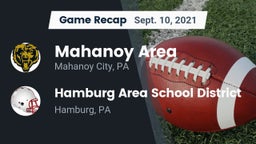Recap: Mahanoy Area  vs. Hamburg Area School District 2021