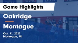 Oakridge  vs Montague  Game Highlights - Oct. 11, 2022