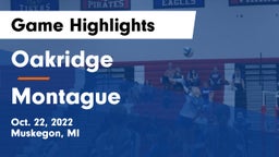 Oakridge  vs Montague  Game Highlights - Oct. 22, 2022