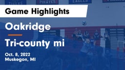 Oakridge  vs Tri-county mi Game Highlights - Oct. 8, 2022
