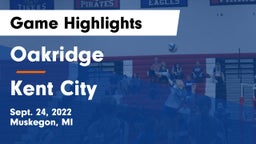 Oakridge  vs Kent City  Game Highlights - Sept. 24, 2022