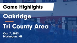 Oakridge  vs Tri County Area  Game Highlights - Oct. 7, 2023