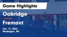 Oakridge  vs Fremont  Game Highlights - Oct. 17, 2023