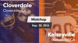 Matchup: Cloverdale vs. Kelseyville  2016