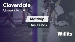 Matchup: Cloverdale vs. Willits  2016