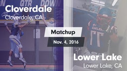 Matchup: Cloverdale vs. Lower Lake  2016