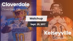 Matchup: Cloverdale vs. Kelseyville  2017