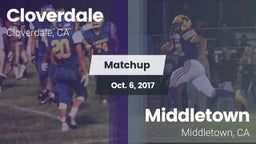 Matchup: Cloverdale vs. Middletown  2017