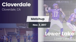 Matchup: Cloverdale vs. Lower Lake  2017