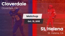 Matchup: Cloverdale vs. St. Helena  2018