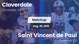 Matchup: Cloverdale vs. Saint Vincent de Paul 2019