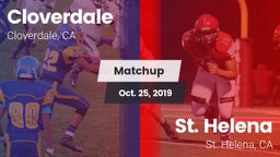 Matchup: Cloverdale vs. St. Helena  2019