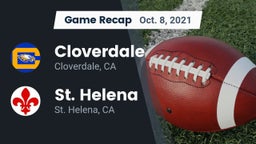 Recap: Cloverdale  vs. St. Helena  2021
